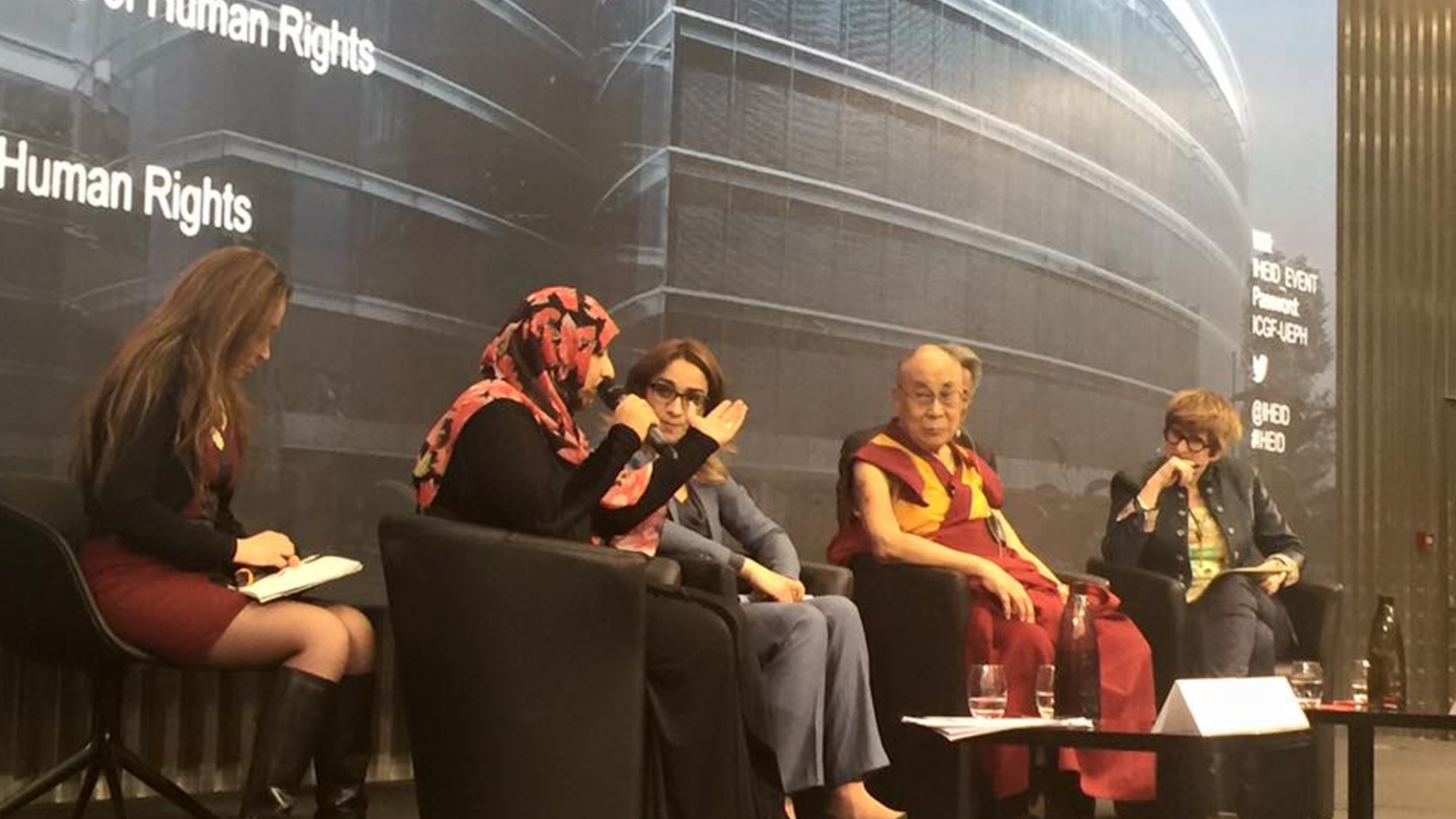 كلمة الناشطة الحائزة على جائزة نوبل للسلام توكل كرمان أمام ندوة في المعهد العالي للدراسات الدولية والتنمية في جنيف على هامش الدورة الـ31 لمجلس حقوق الانسان التابع للأمم المتحدة
